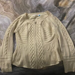 Sparrow Cream Cable Knit Cardigan